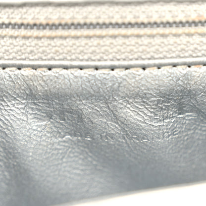 Chanel Metallic Aged Calfskin Striped Accordion Reissue 2.55 Mini Flap Silver 6 of 13