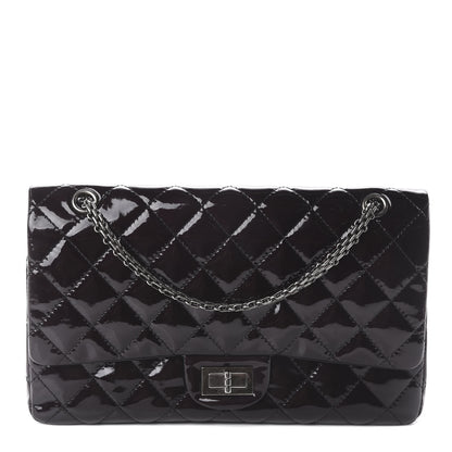 Chanel Patent Quilted 2.55 Reissue 227 Flap Prune 1 of 9