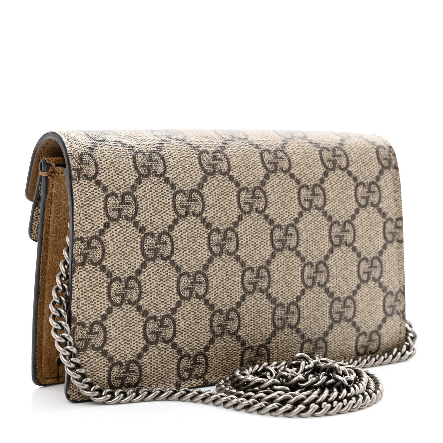 Gucci GG Supreme Monogram Super Mini Dionysus Shoulder Bag Taupe 3 of 10