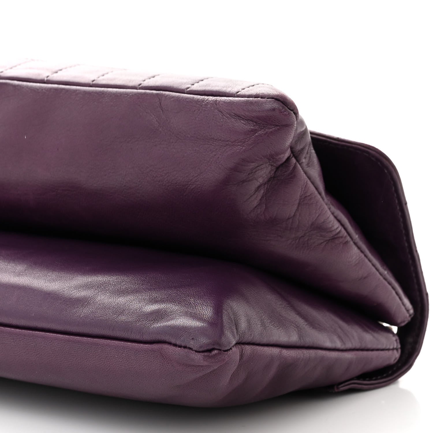 Chanel Lambskin Chocolate Bar Mademoiselle Flap Purple 11 of 11