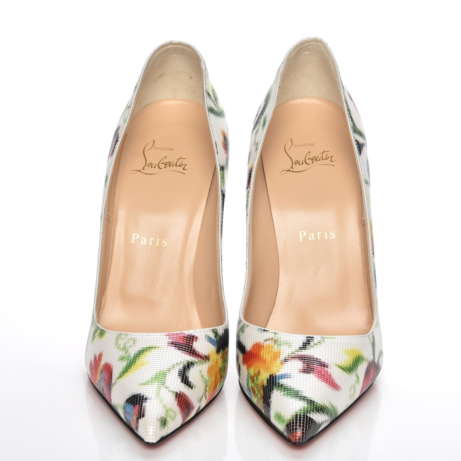 Christian Louboutin Patent Mosaique So Kate 120 Pumps 37.5 Multicolor 2 of 7