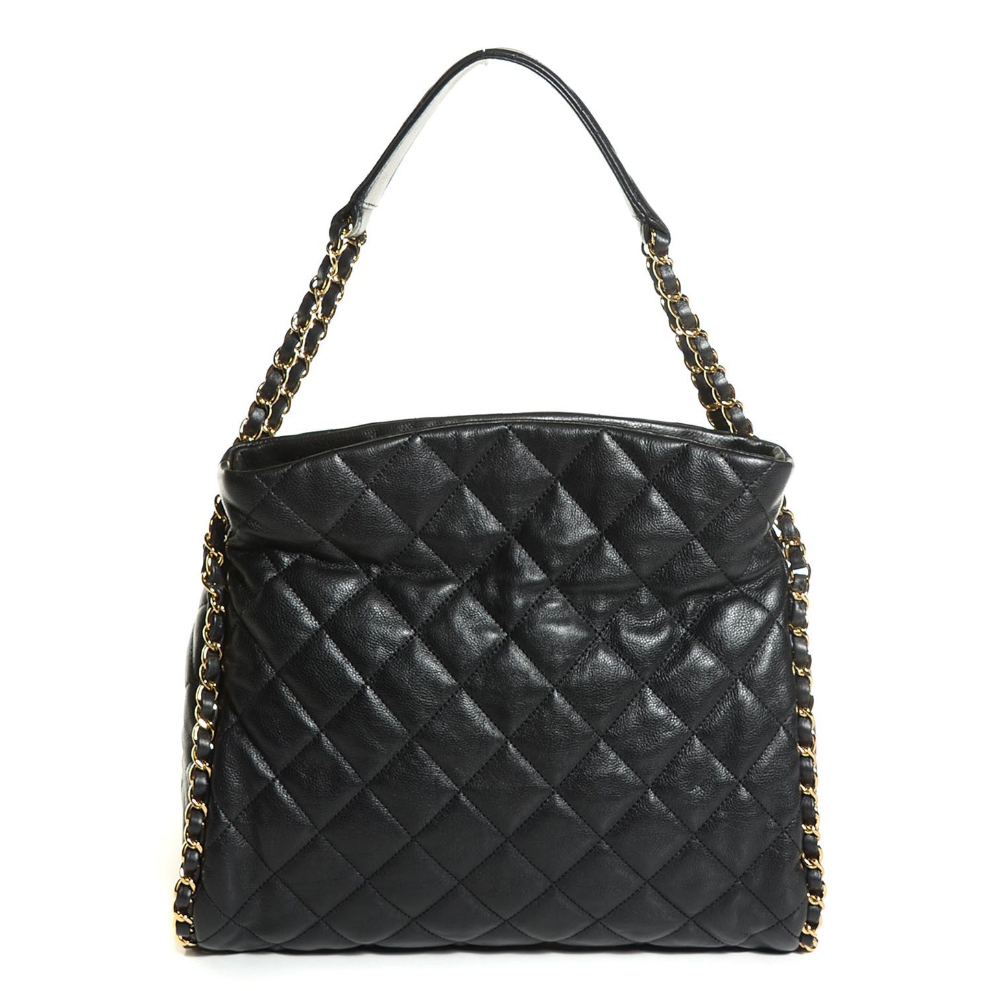 Calfskin Medium Chain Me Hobo Black