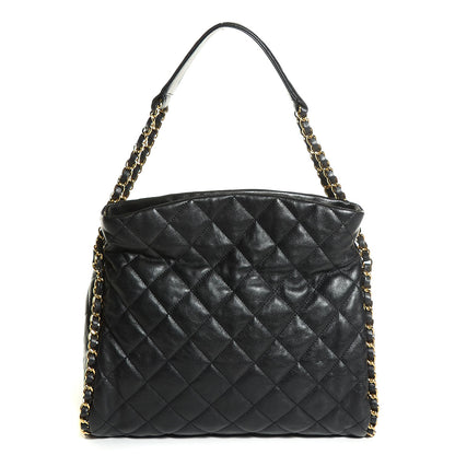 Chanel Calfskin Medium Chain Me Hobo Black 1 of 7