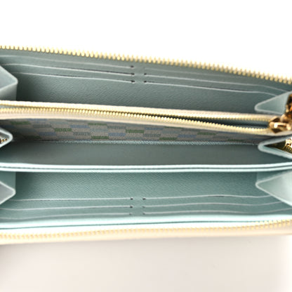 Louis Vuitton Damierlicious Zippy Wallet Pistachio Green 5 of 6
