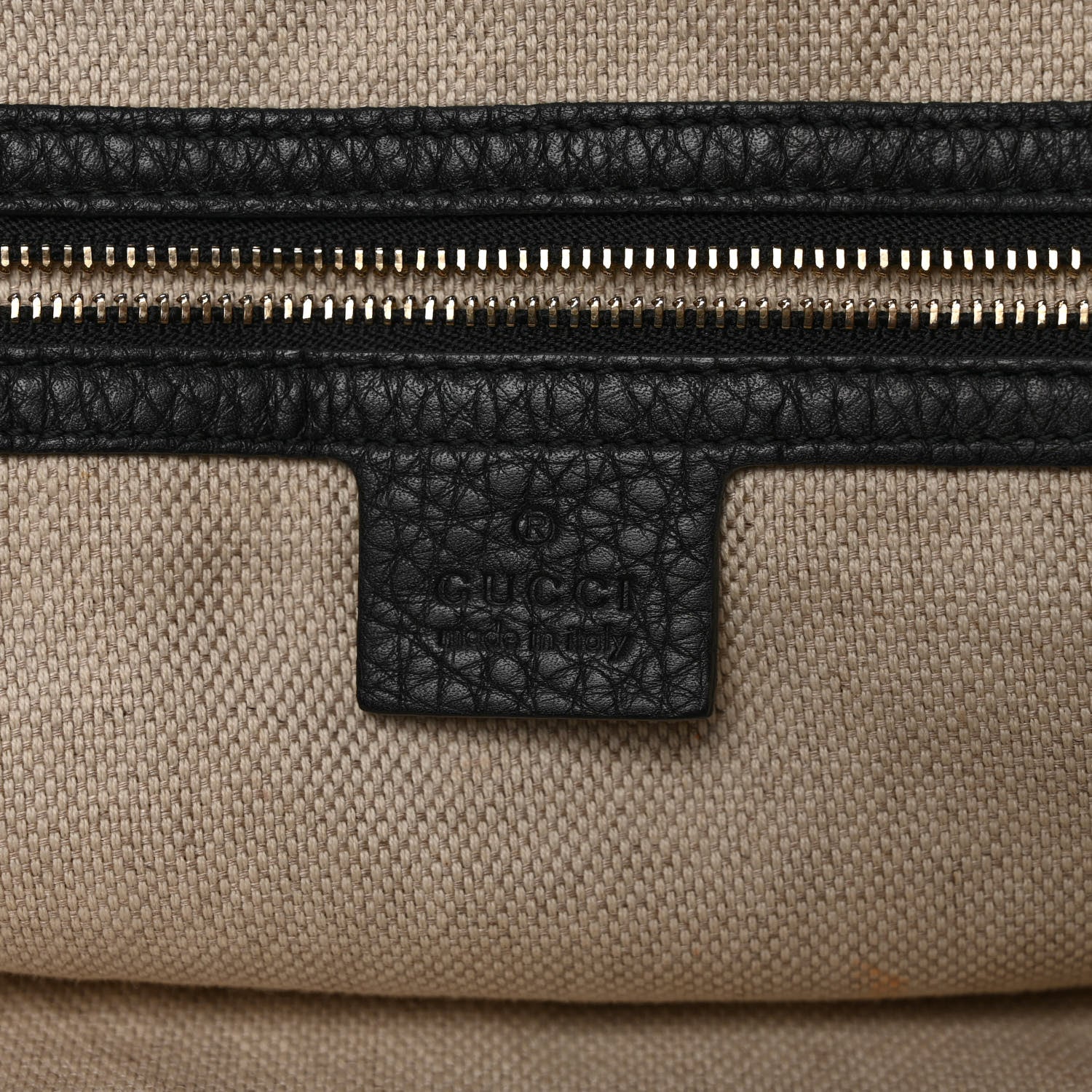 Gucci Pebbled Calfskin Large Soho Shoulder Bag Black 6 of 11