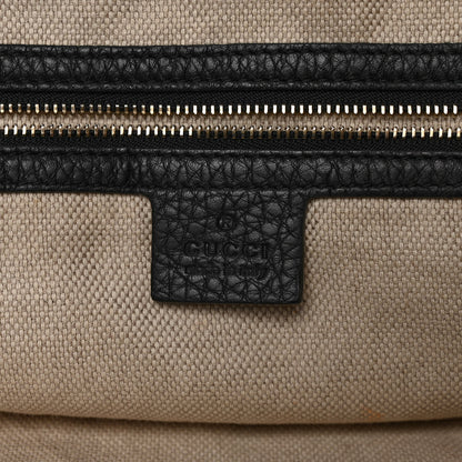 Gucci Pebbled Calfskin Large Soho Shoulder Bag Black 6 of 11