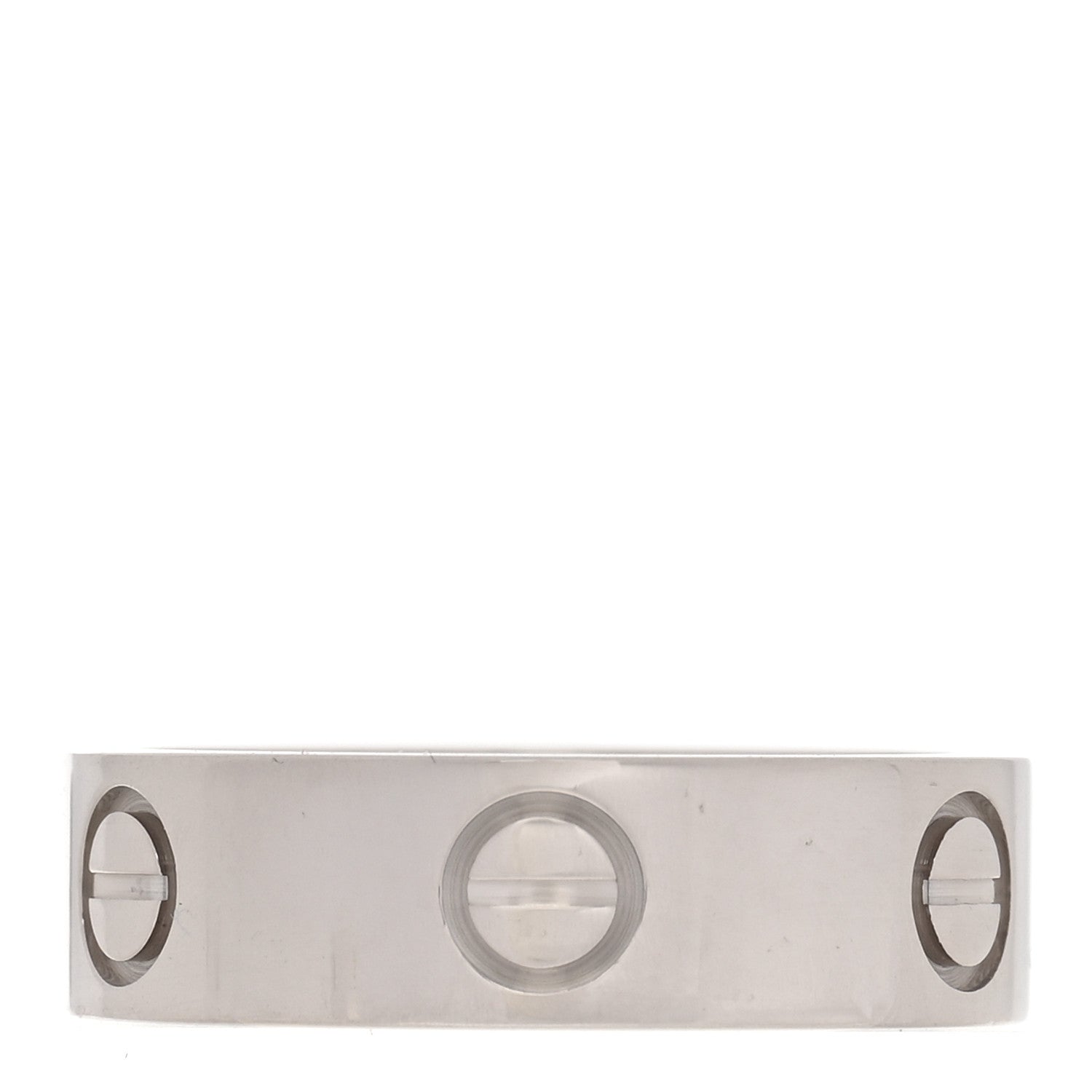 Cartier 18K White Gold 5.5mm LOVE Ring 52 6 3 of 4