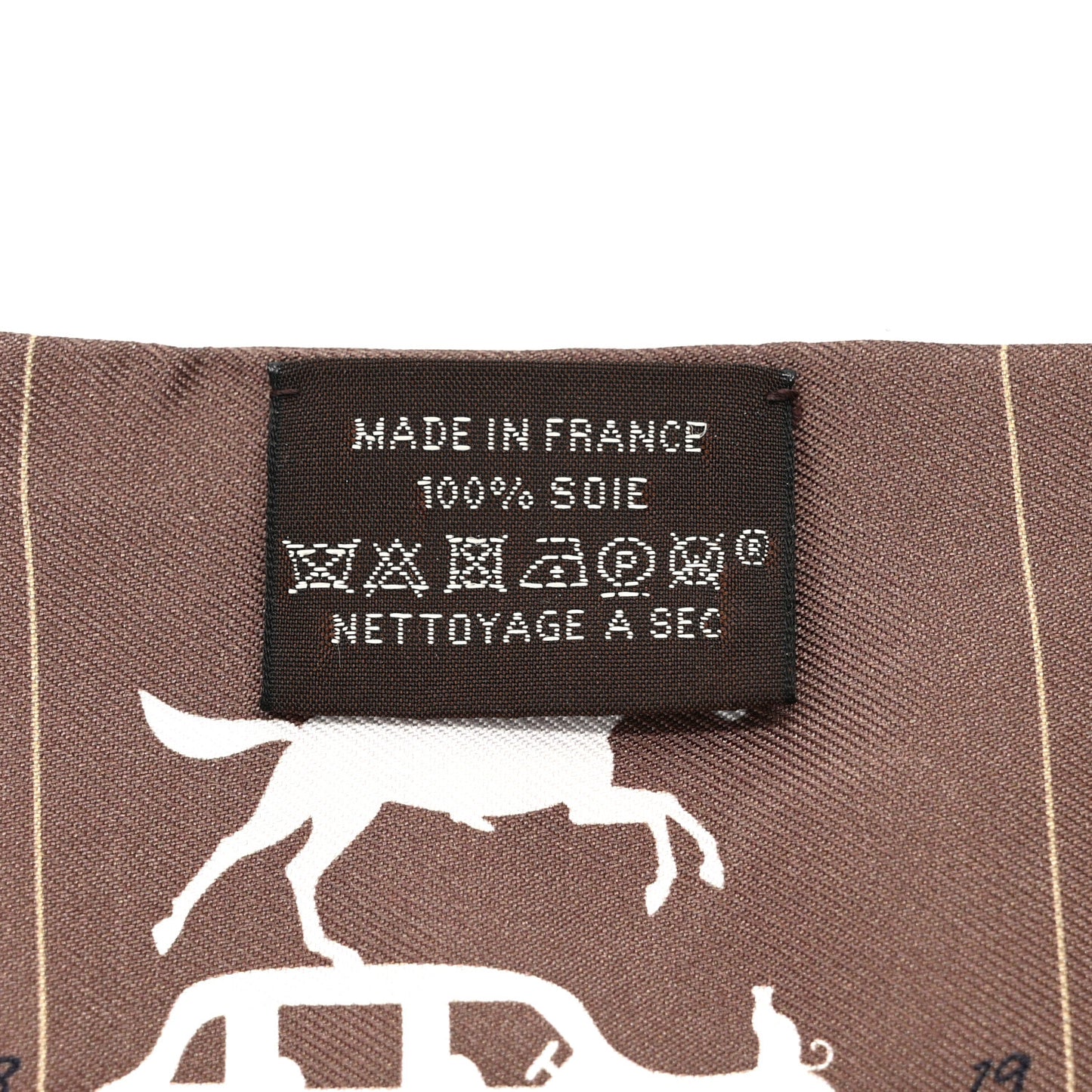 Silk Parade CG Twilly Marron Gris Orange