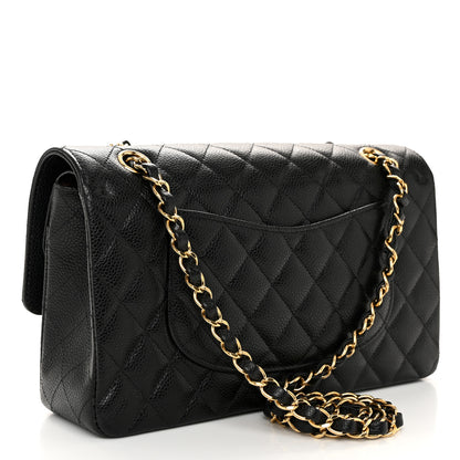 Chanel Caviar Quilted Medium Double Flap Black 3 of 11