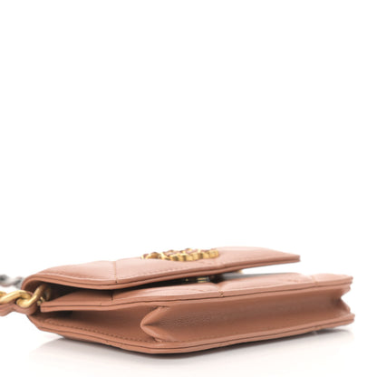Chanel Lambskin Quilted Chanel 19 Flap Belt Bag Brown 4 of 12