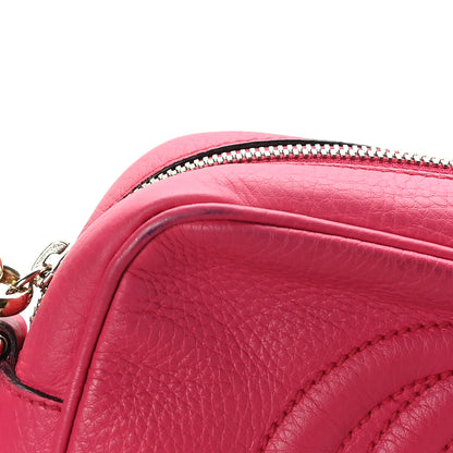 Gucci Pebbled Calfskin Small Soho Disco Bag Pink 10 of 10