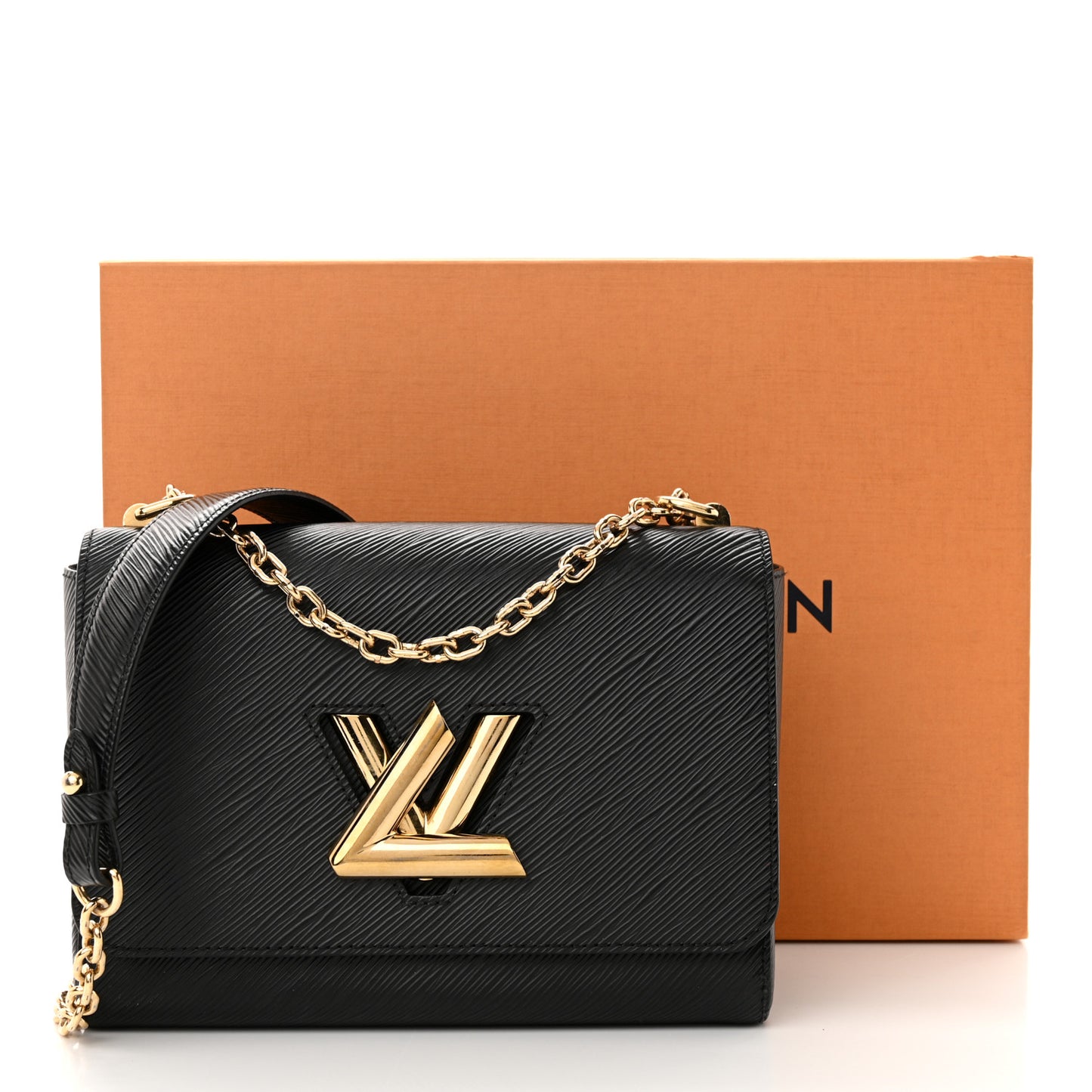 Epi Twist Shoulder Bag MM Black