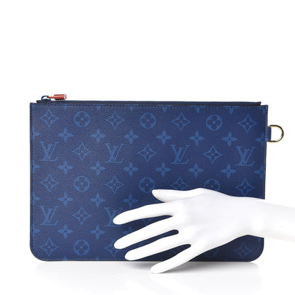 Louis Vuitton Monogram Cabas Light Pochette Cobalt 2 of 7