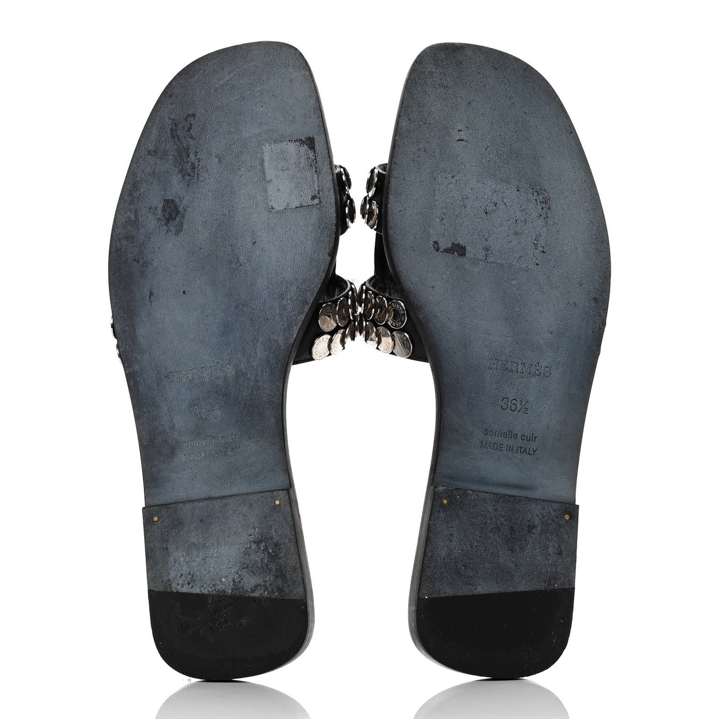 Box Clou De Selle Oran Sandals 36.5 Black