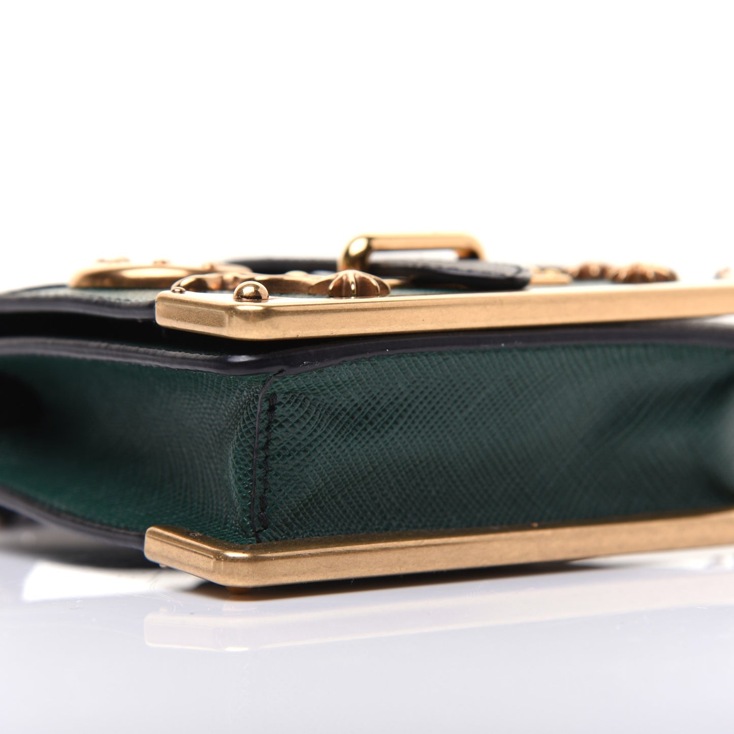 Saffiano Astrology Mini Cahier Bag Black