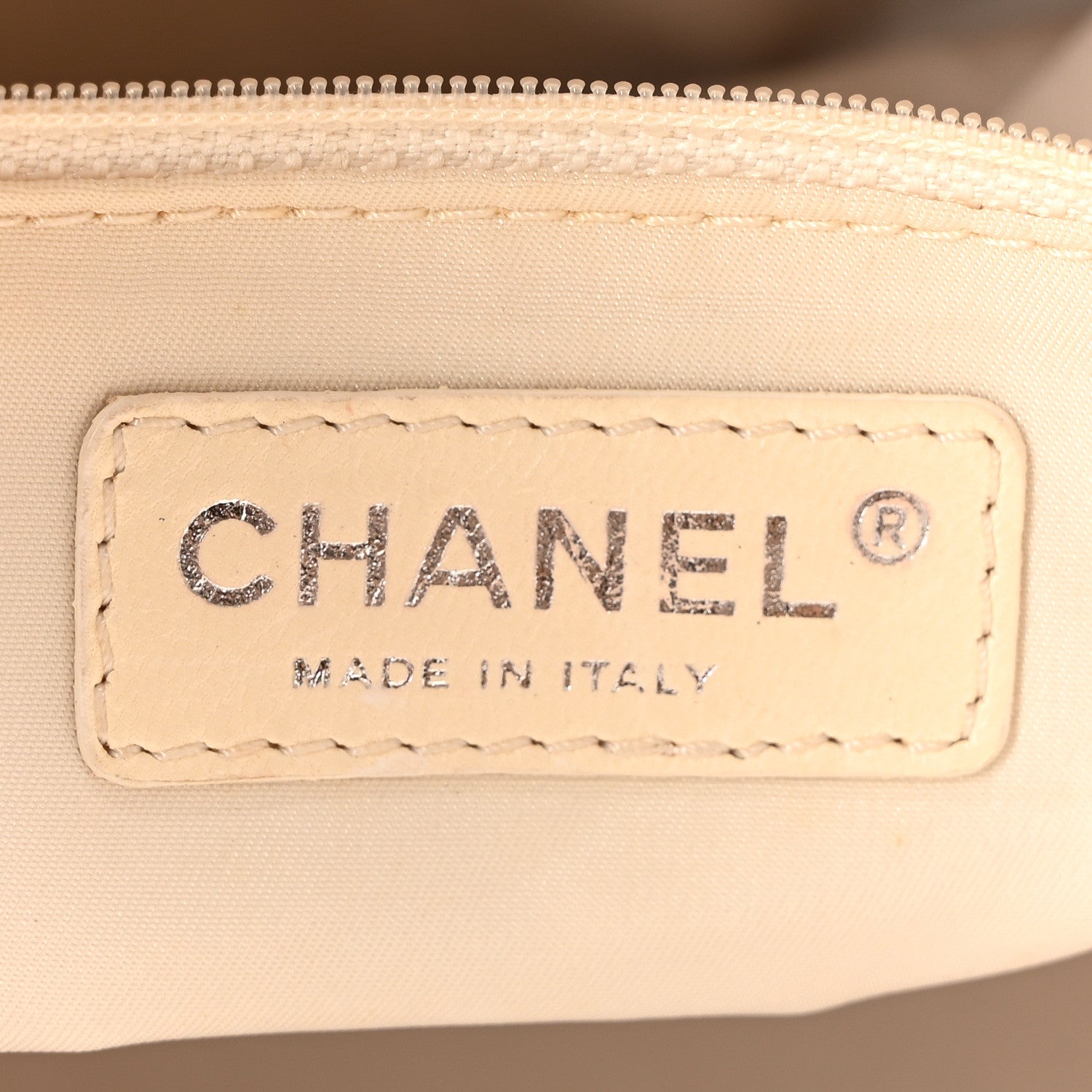 Chanel Metallic Coated Canvas Large Paris Biarritz Tote Gold 6 of 10