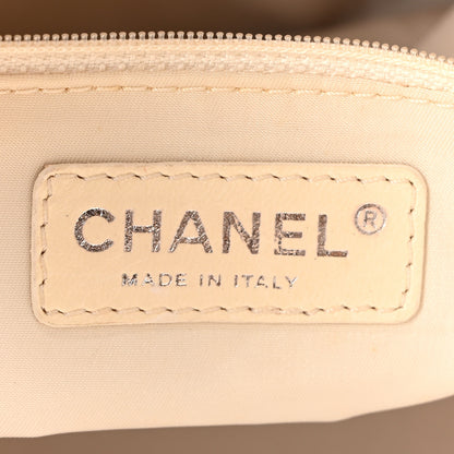 Chanel Metallic Coated Canvas Large Paris Biarritz Tote Gold 6 of 10