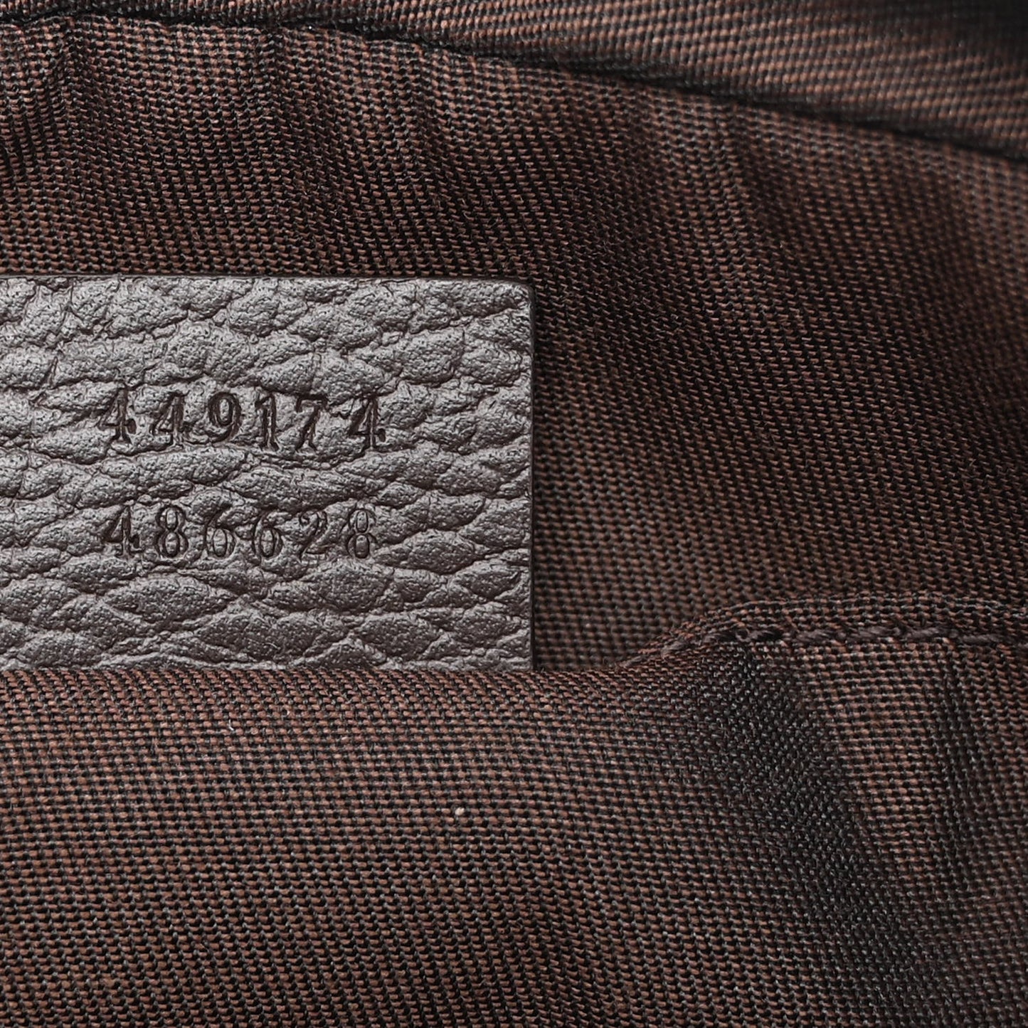 Monogram Dollar Calfskin Belt Bag Beige Ebony Testa di Moro Marrone Scuro