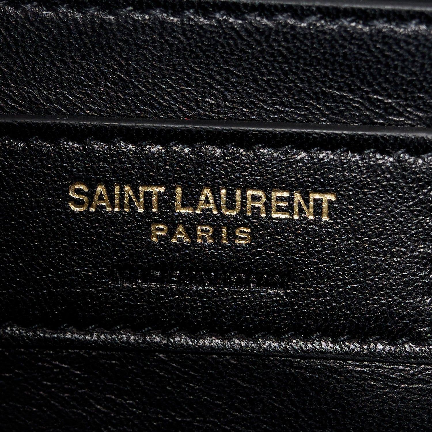 Saint Laurent Grain De Poudre Matelasse Chevron Medium Monogram Satchel Black 7 of 11