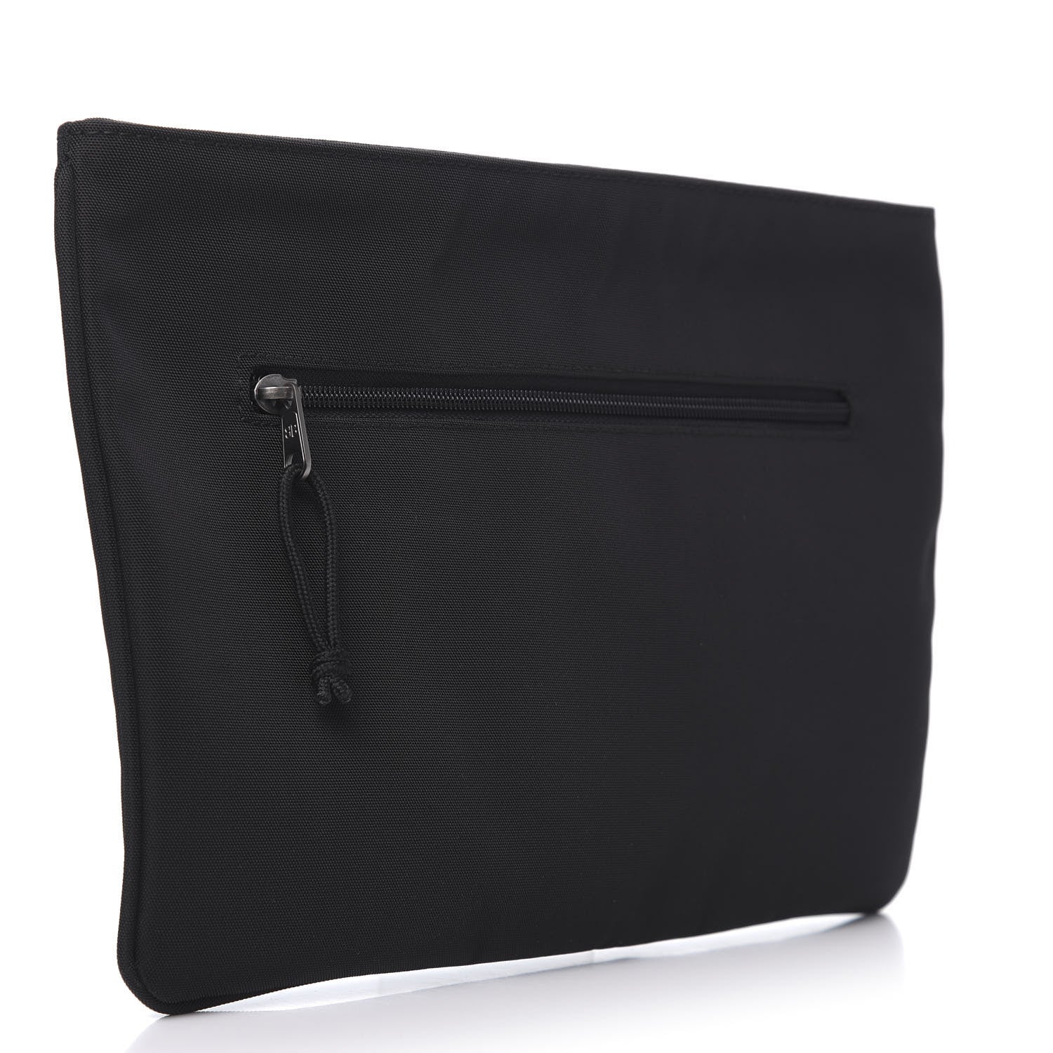 Balenciaga Canvas Tattoo Logo Explorer Zip Pouch Black White 3 of 6
