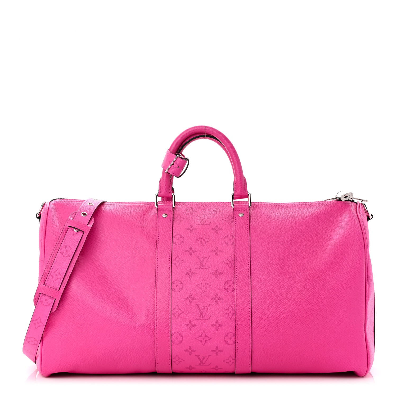 Louis Vuitton Taigarama Keepall Bandouliere 50 Fuchsia 1 of 11