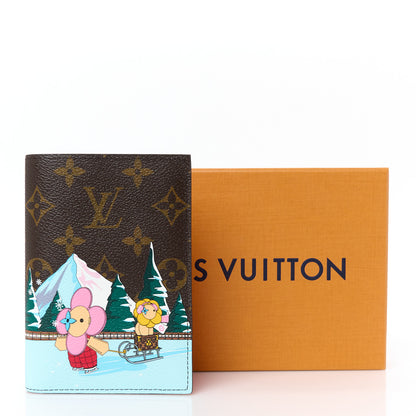 Louis Vuitton Monogram 2023 Christmas Animation Alpine Passport Cover Pink 8 of 8