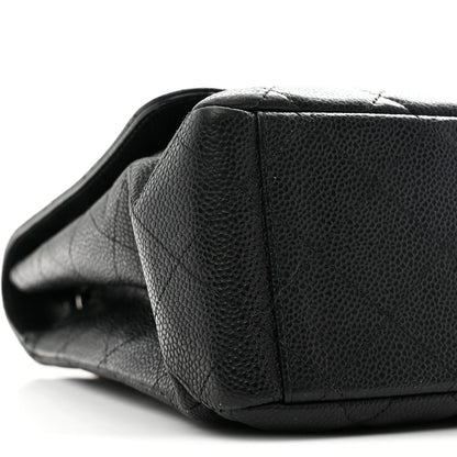 Chanel Caviar Maxi Single Flap Black 16 of 19