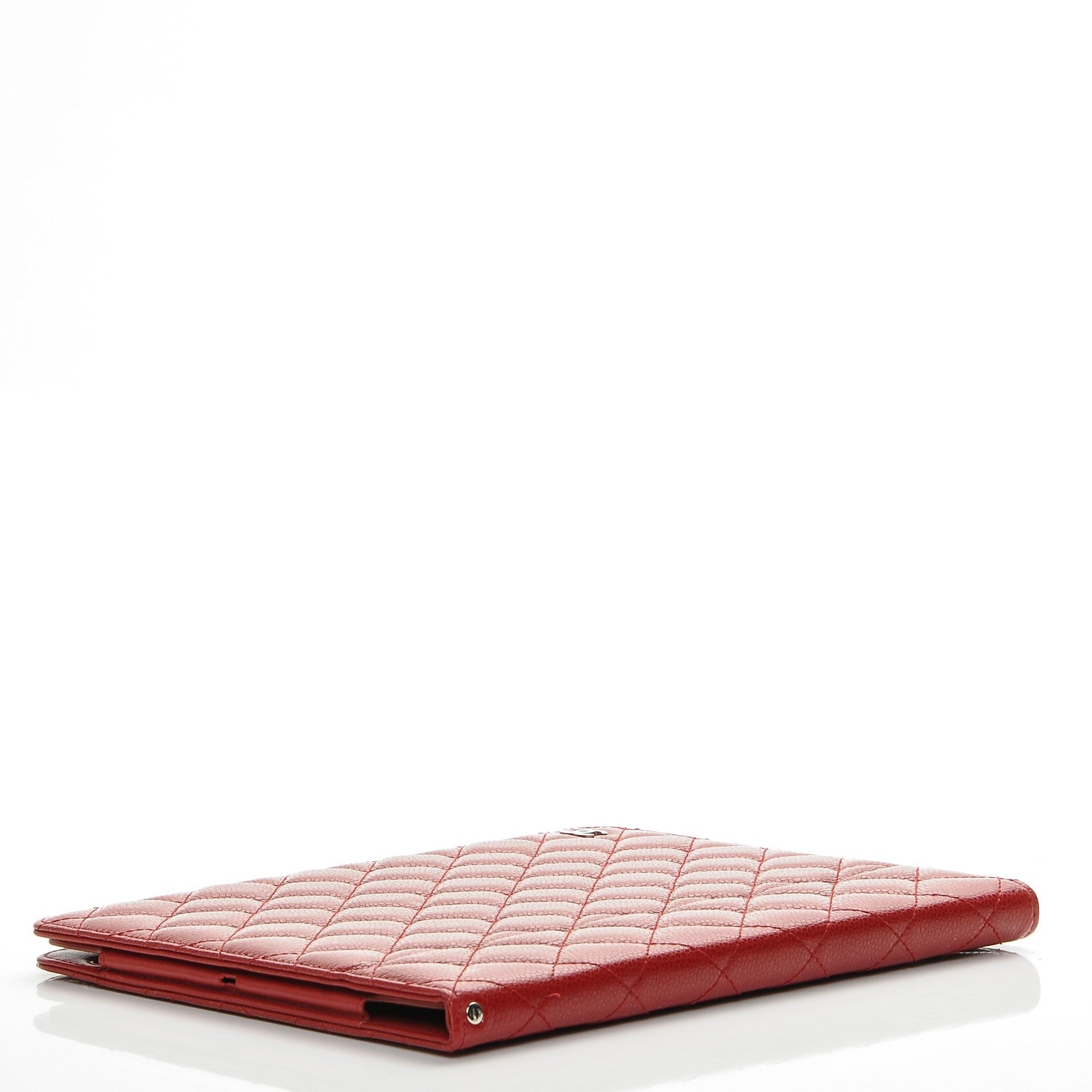 Chanel Caviar Quilted iPad Case Red 4 of 9