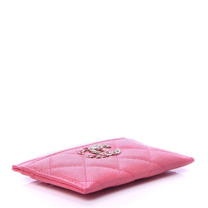 Chanel Caviar Quilted French New Wave Card Holder Rose 4 of 9