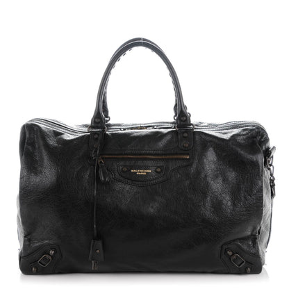 Balenciaga Agneau 24Hour Voyage Travel Bag Black 1 of 8
