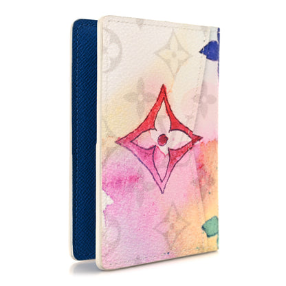 Louis Vuitton Monogram Watercolor Pocket Organizer NM Multicolor 3 of 6