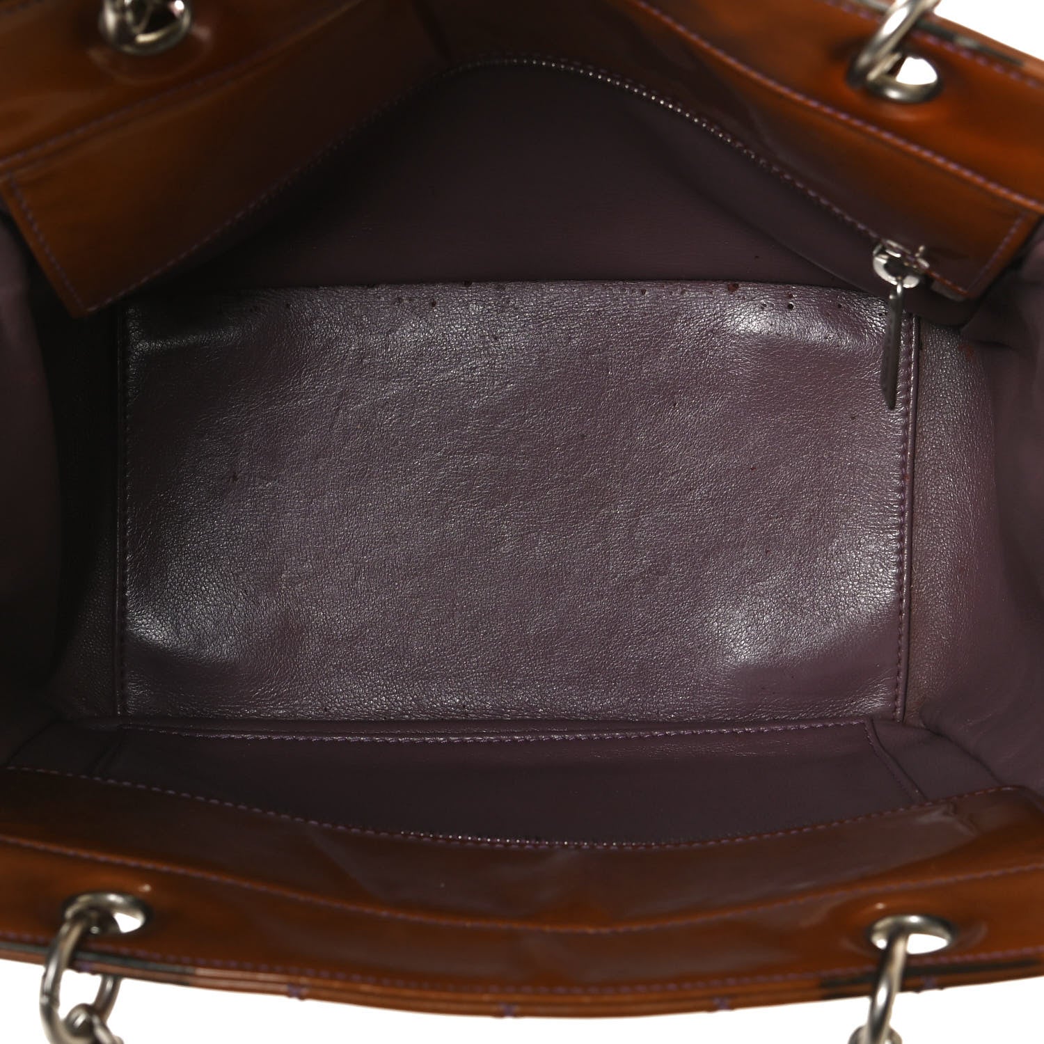 Chanel Patent Petit Timeless Shopping Tote PTT Brown 5 of 11