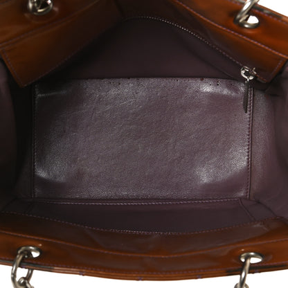 Chanel Patent Petit Timeless Shopping Tote PTT Brown 5 of 11