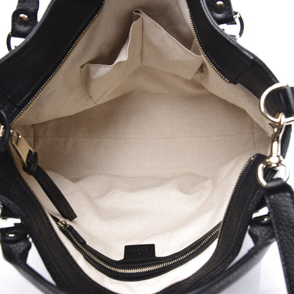 Gucci Cellarius Calfskin Medium Miss GG Top Handle Bag Black 4 of 10