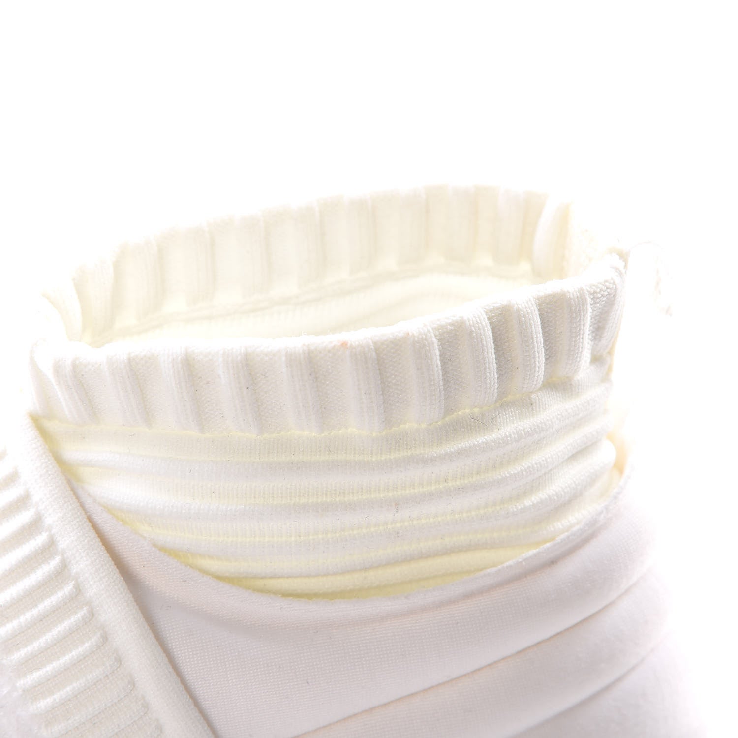 Chanel Stretch Fabric CC Sneakers 36.5 White 10 of 10