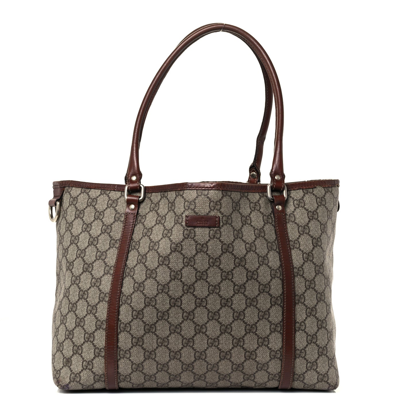 GG Plus Monogram Medium Joy Tote Brown