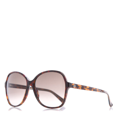 Gucci Acetate Oversize Round Frame Sunglasses GG0509S Tortoise 1 of 9