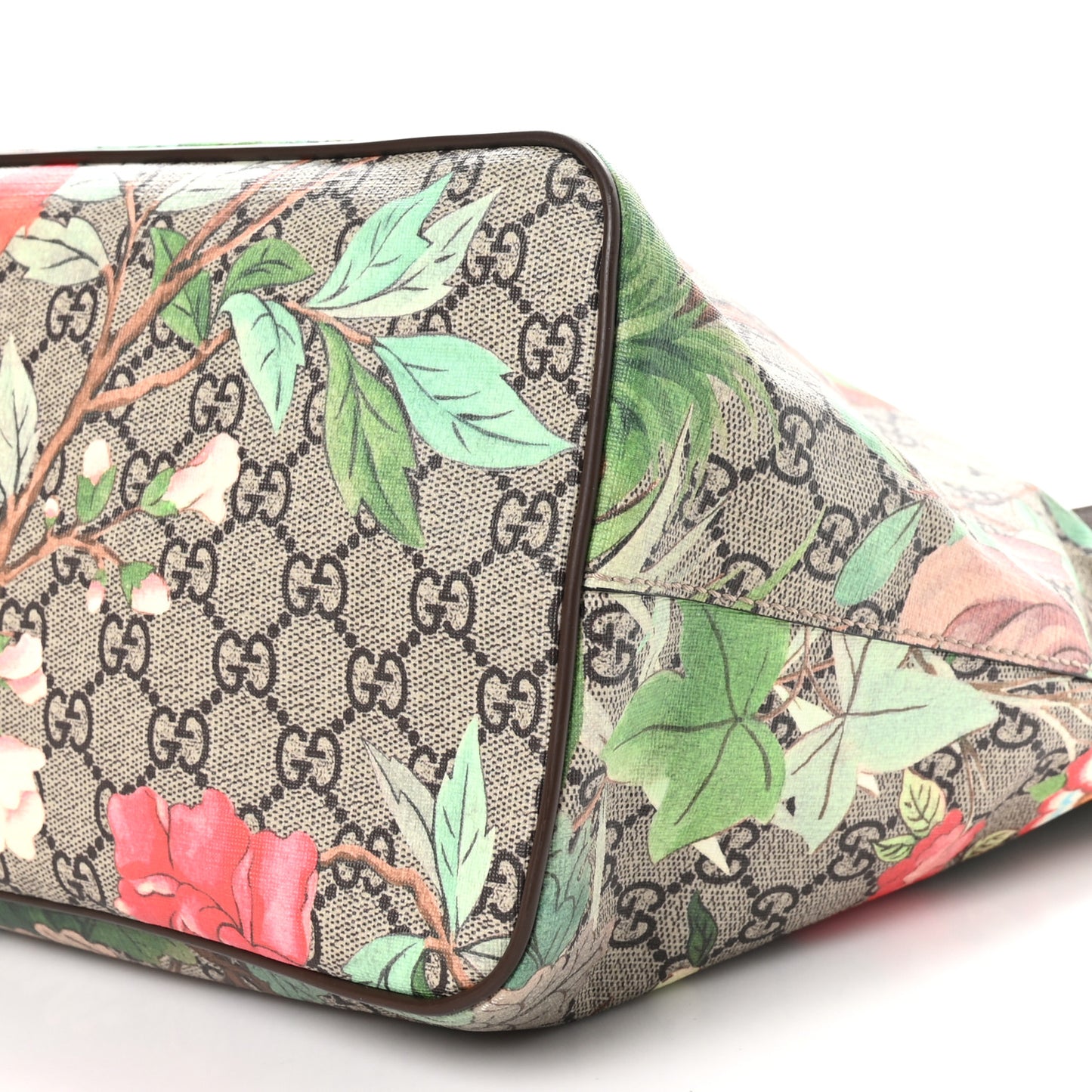 Soft GG Supreme Monogram Tian Medium Crossbody Tote Beige Multicolor New Acero