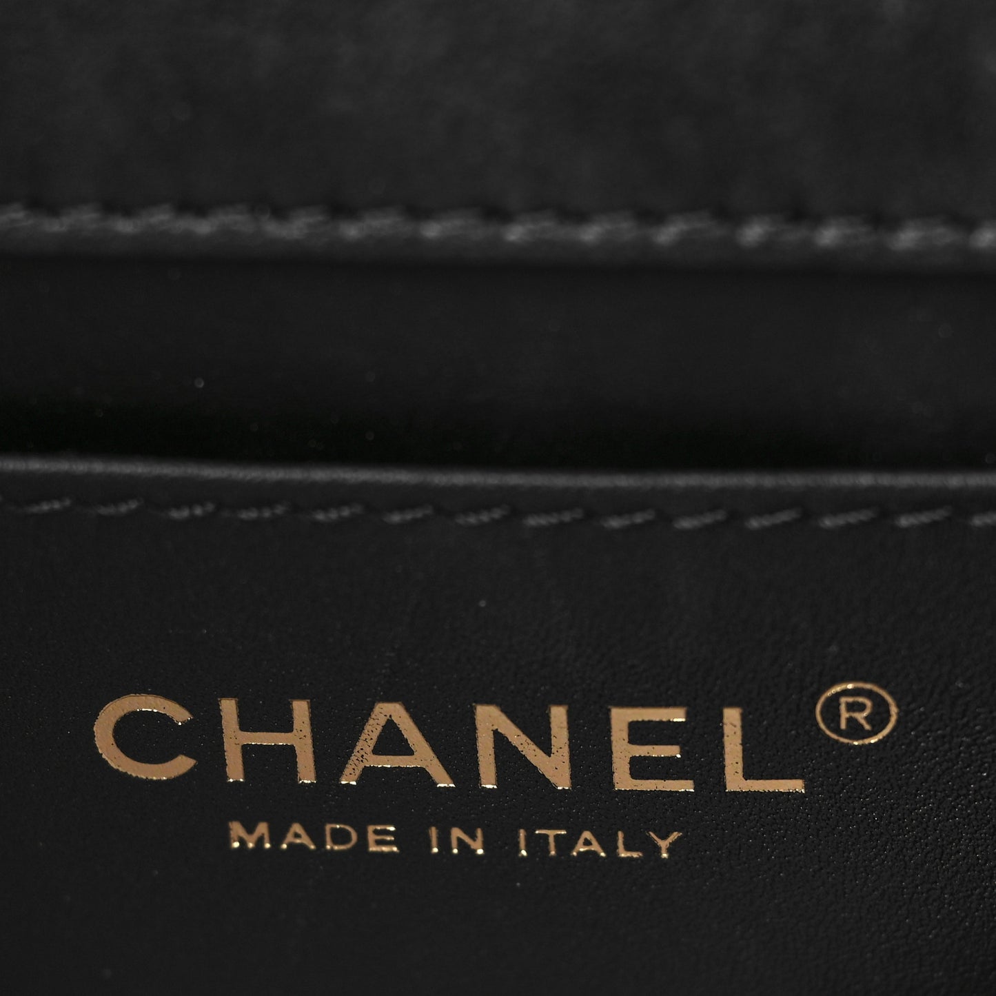 Lambskin Quilted Fantasy Pearl Flap Black