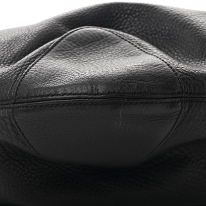 Gucci Pebbled Calfskin Medium Soho Chain Hobo Black 9 of 12