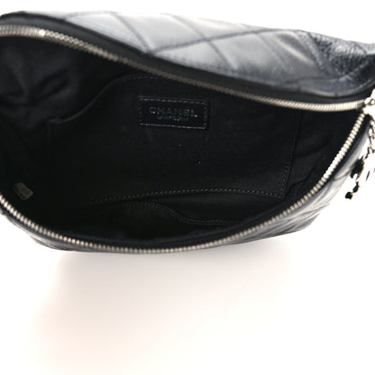 Chanel Grained Calfskin Quilted Waist Belt Bag Black 5 of 9