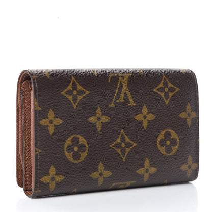 Louis Vuitton Monogram Porte-Monnaie Tresor Wallet 3 of 10