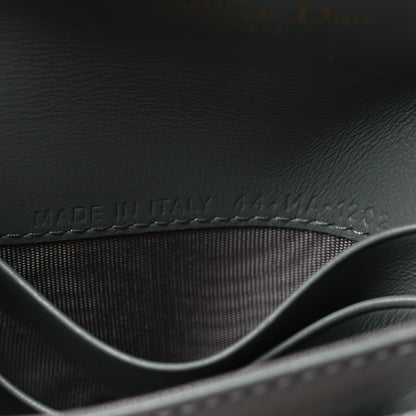Christian Dior Oblique Saddle Bloom Card Holder Gray 7 of 8