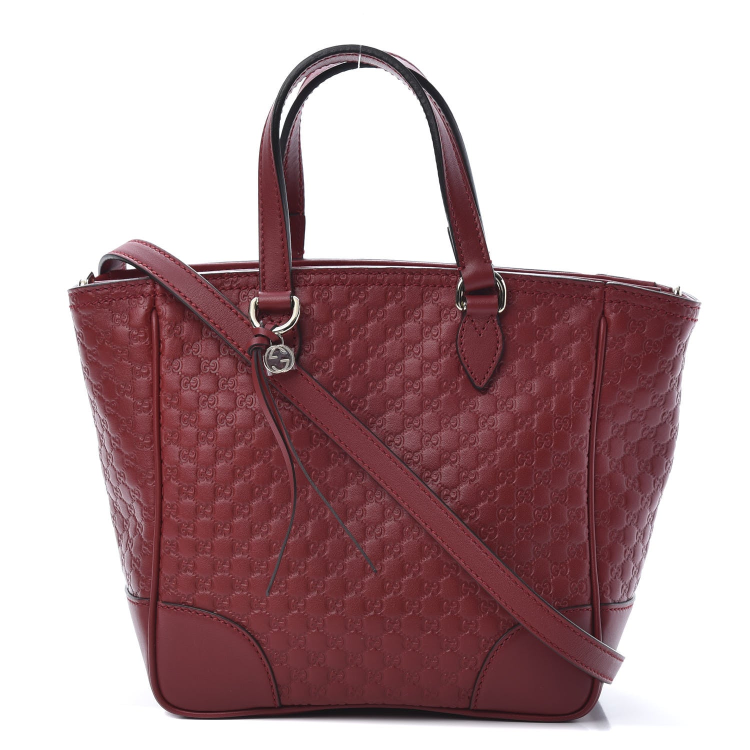 Gucci Microguccissima Small Bree Tote Red 1 of 11