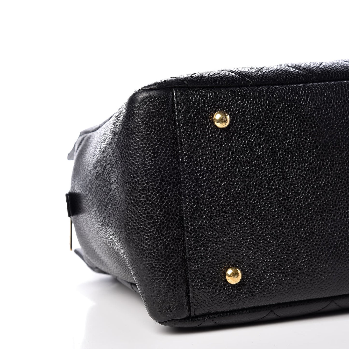 Caviar Quilted Petit Timeless Tote PTT Black