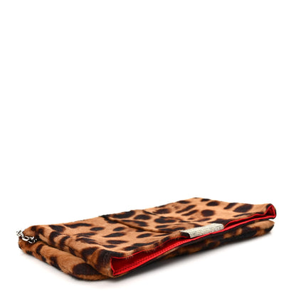 Dolce & Gabbana Calf Hair Leopard Print Crystal Miss Delicious Clutch 5 of 7