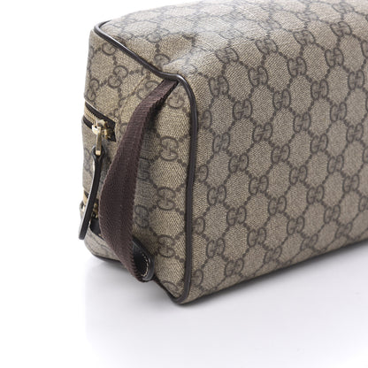 Gucci GG Supreme Monogram Toiletry Case Dark Brown 6 of 10