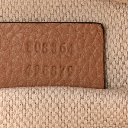 Gucci Pebbled Calfskin Small Soho Disco Bag Camelia 7 of 10