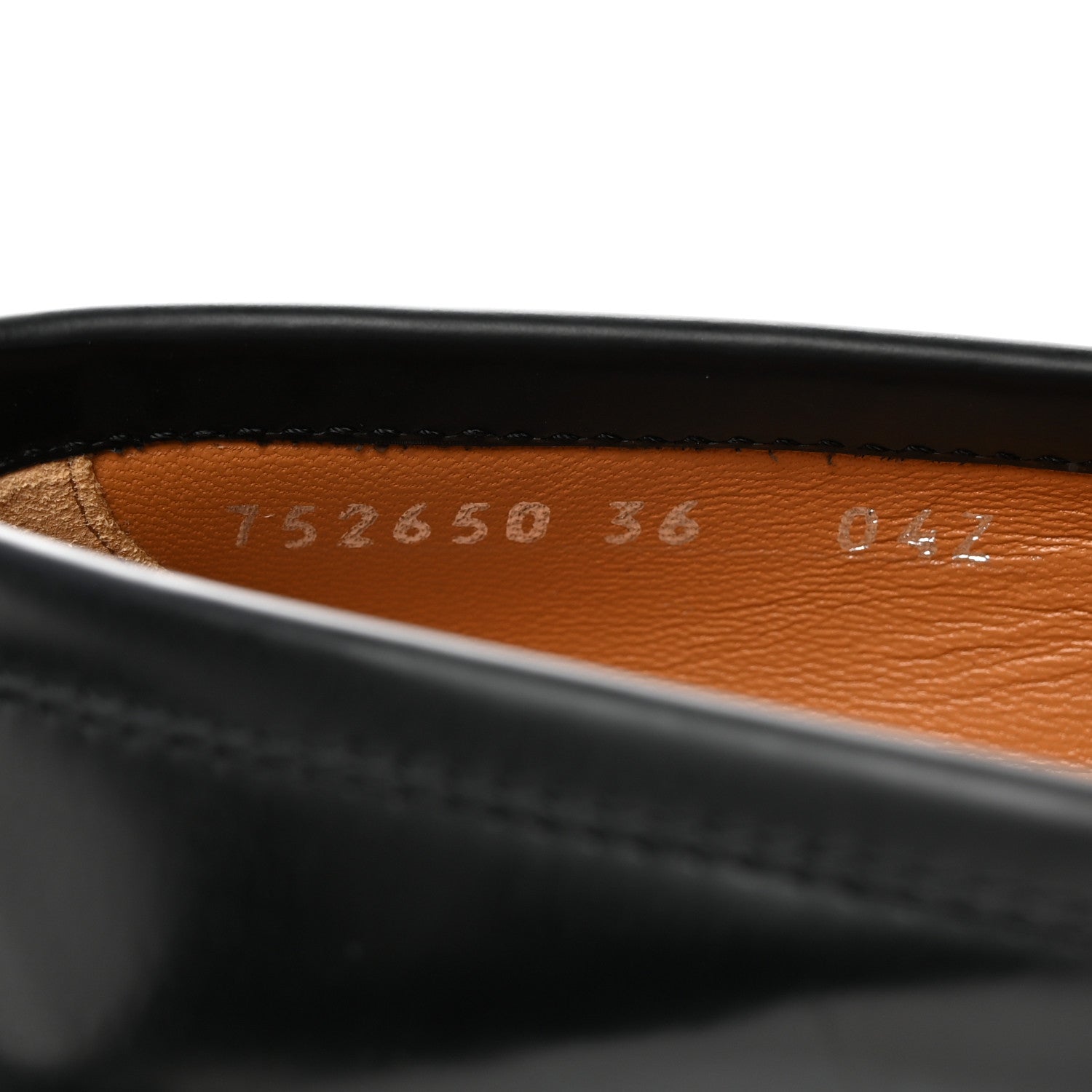 Gucci Cordovan Lux Womens Jeanne Platform Lug Sole 30/45mm Loafers 36 Black 8 of 8