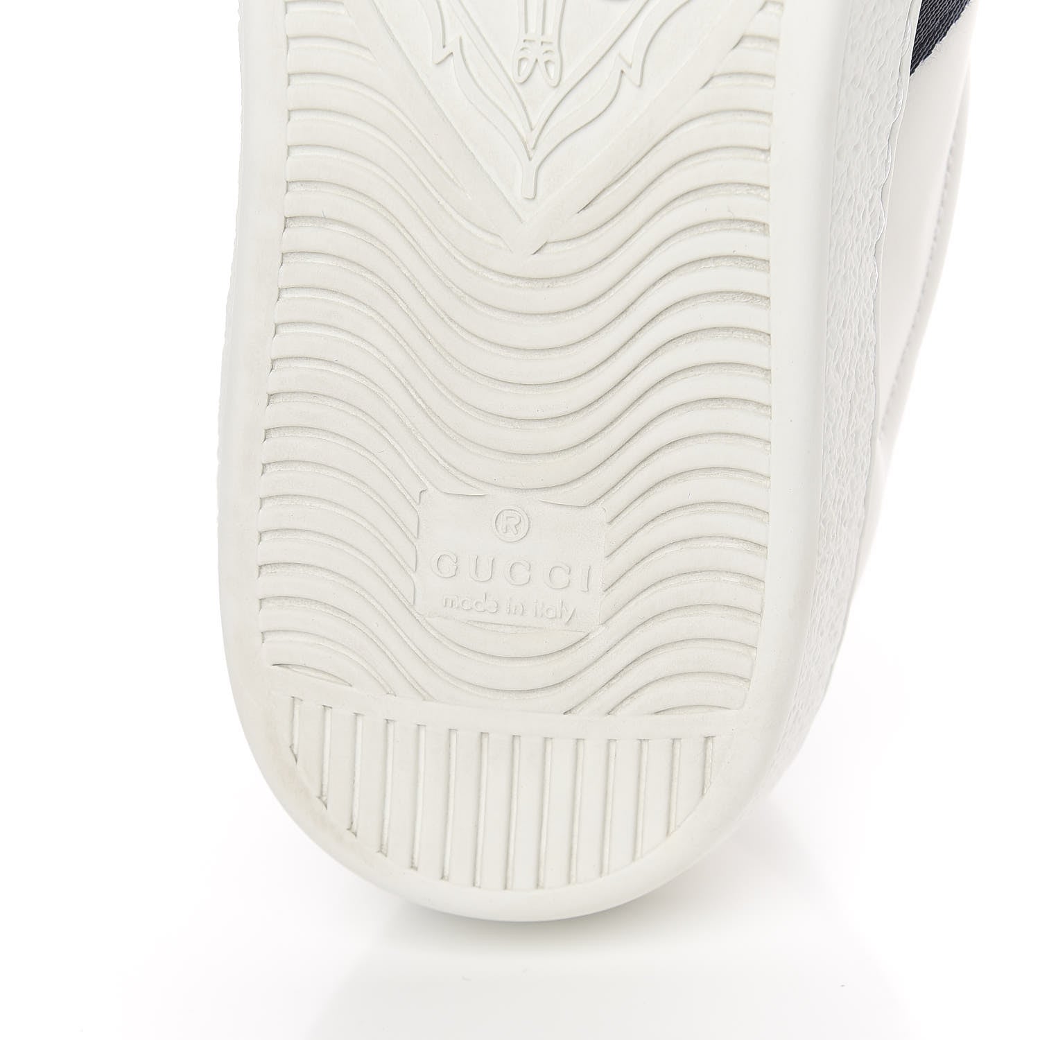 Gucci Calfskin Web Wolf Embroidered Mens Ace Sneakers 9 White 8 of 12
